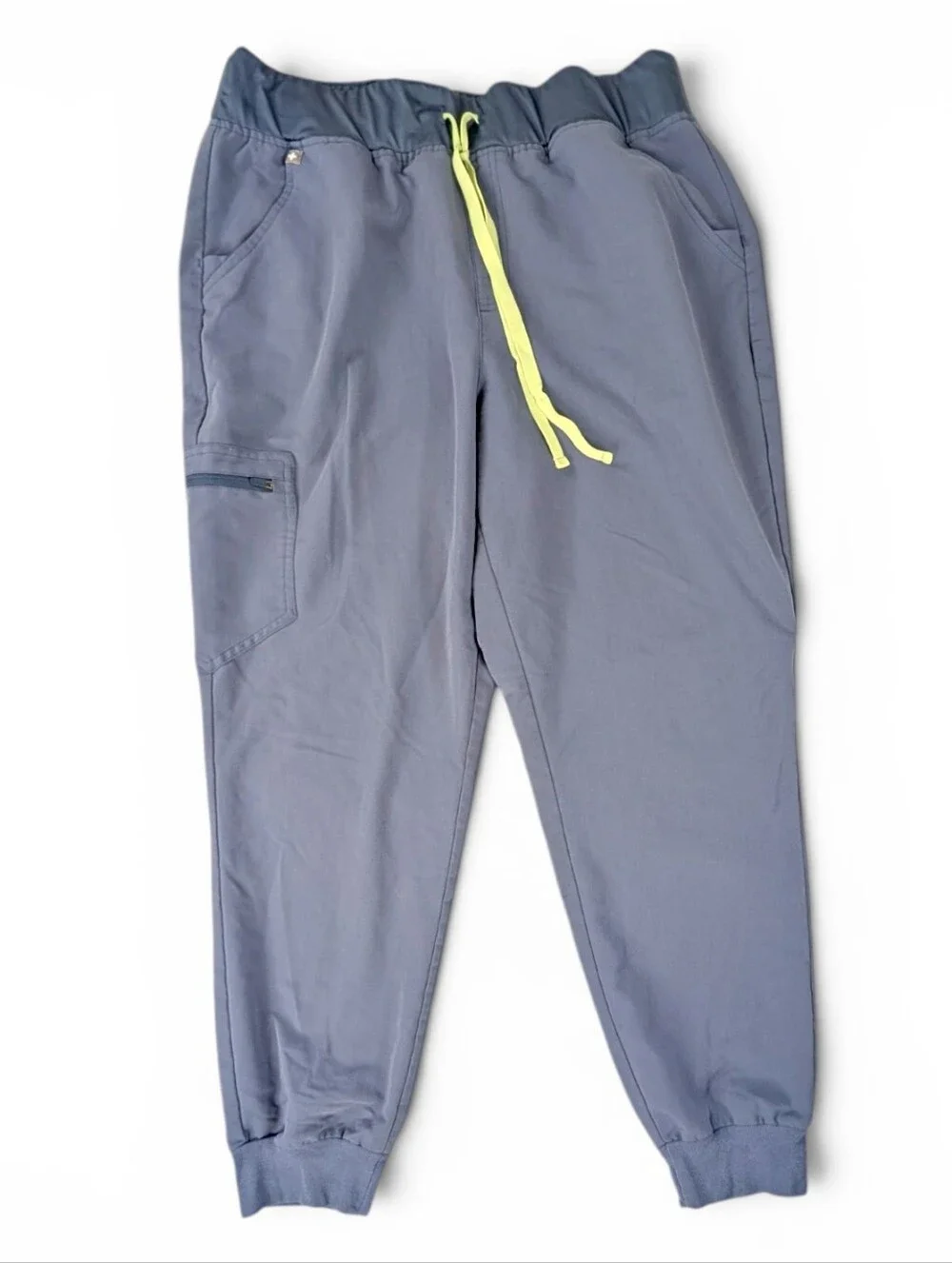 Figs Space Navy Joggers Zamora Scrub Bottoms XL Womens 5-Pocket Blue Cargo Pants